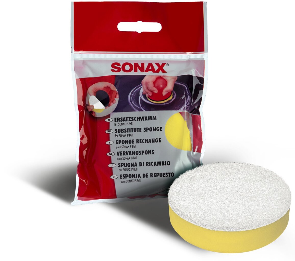 SONAX Rechangeable Sponge for SONAX P-Ball, Maiņas putu sūklis cena un informācija | Tīrīšanai, salvetes | 220.lv