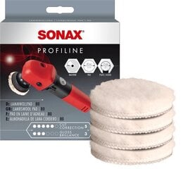 SONAX Vilnas ripa. Blīva, augstas kvalitātes ripa no dabīgas vilnas, 80mm, 4gb cena un informācija | Tīrīšanai, salvetes | 220.lv