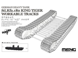 Meng Model - German Heavy Tank Sd.Kfz.182 "King Tiger" Workable Tracks, 1/35, SPS-038 cena un informācija | Konstruktori | 220.lv