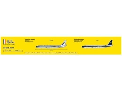 Heller - Boeing B-707, 1/72, 80452 cena un informācija | Konstruktori | 220.lv