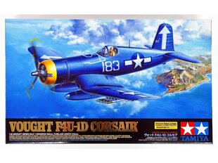 Сборная пластиковая модель Tamiya - Vought F4U-1D Corsair, 1/32, 60327 цена и информация | Конструкторы и кубики | 220.lv