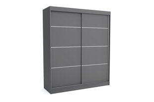 Шкаф NORE Rob 180, темно-серый цена и информация | Шкафы | 220.lv