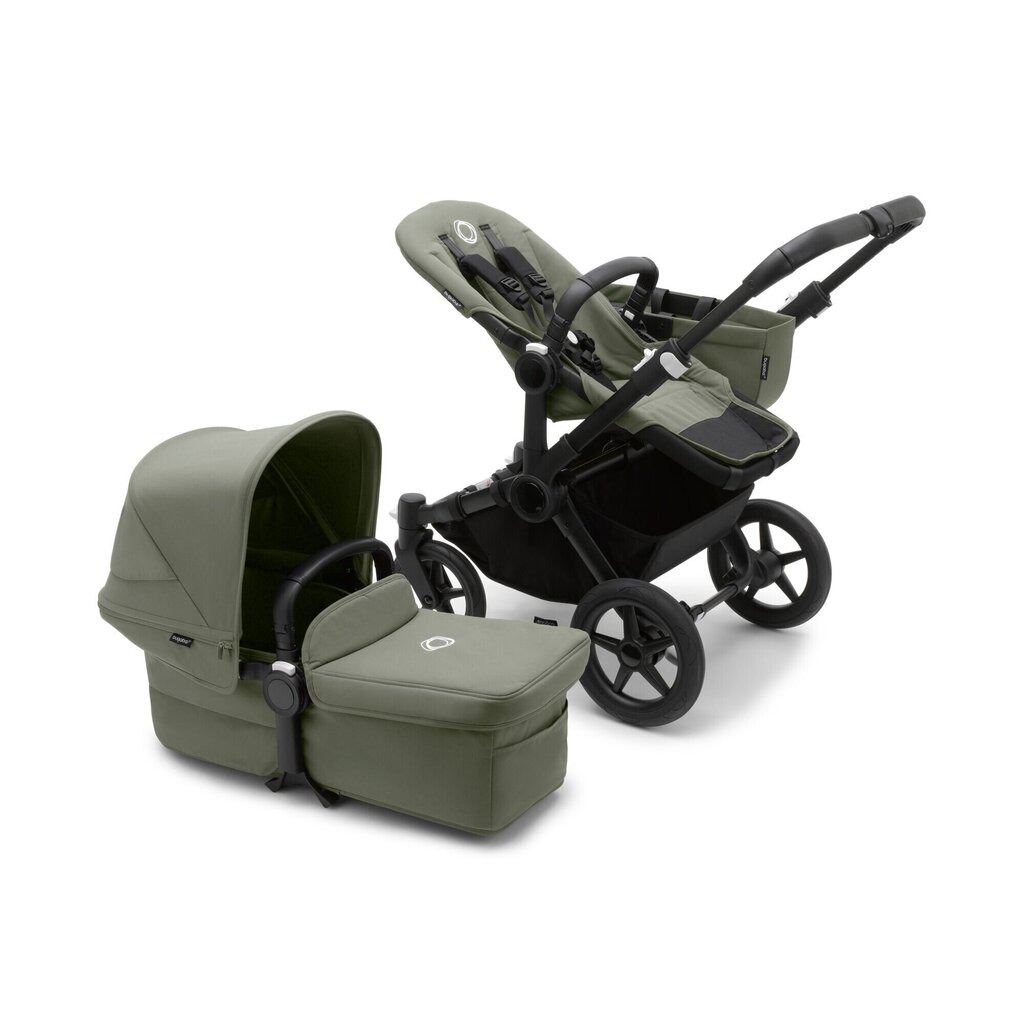 Bugaboo Donkey 5 Mono universālie rati, Black/Forest Green-Forest Green cena un informācija | Bērnu rati | 220.lv