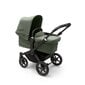 Bugaboo Donkey 5 Mono universālie rati, Black/Forest Green-Forest Green cena un informācija | Bērnu rati | 220.lv