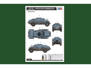 Конструктор Hobbyboss - German Sd.Kfz.221 Leichter Panzerspähwagen (1st Series), 1/35, 83811 цена и информация | Kонструкторы | 220.lv