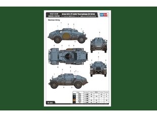 Конструктор Hobbyboss - German Sd.Kfz. 221 leichter Panzerspähwagen (3rd series), 1/35, 83812 цена и информация | Конструкторы и кубики | 220.lv