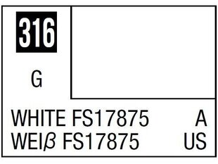 Mr.Hobby - Mr.Color C-316 FS17875 White, 10ml цена и информация | Принадлежности для рисования, лепки | 220.lv