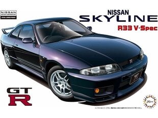 Конструктор Fujimi - ID-39 Nissan Skyline R33 V-Spec, 1/24, 04627 цена и информация | Конструкторы и кубики | 220.lv