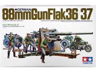 Конструктор Tamiya - German 88 мм Gun FlaK 36/37, 1/35, 35017 цена и информация | Конструкторы и кубики | 220.lv