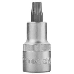 Сопловая головка Topex Torx T30, 38D804, 1/2", 60 мм цена и информация | Механические инструменты | 220.lv