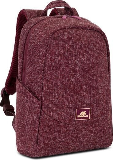 Mugursoma RivaCase 7923 burgundy red Laptop backpack 13.3" cena un informācija | Somas portatīvajiem datoriem | 220.lv