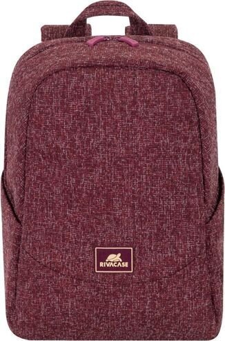 Mugursoma RivaCase 7923 burgundy red Laptop backpack 13.3" cena un informācija | Somas portatīvajiem datoriem | 220.lv