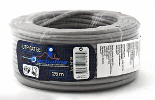 Компьютерный кабель Electraline 14197 CAT5E UTP, 25 м цена и информация | Кабели и провода | 220.lv