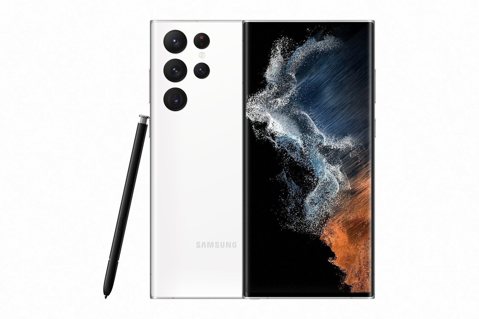 Samsung Galaxy S22 Ultra, 128 GB, Dual SIM, Phantom White цена и информация | Mobilie telefoni | 220.lv