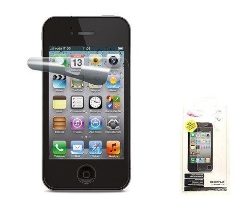 Folia CELLULAR LINE SPIPHONE4 iPhone 4 / 4S ekrāna aizsargs цена и информация | Ekrāna aizsargstikli | 220.lv