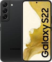 Samsung Galaxy S22 5G 8/128GB Phantom Black SM-S901BZKDEUE cena un informācija | Mobilie telefoni | 220.lv