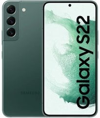 Samsung Galaxy S22 5G 8/128GB Dual SIM, Green SM-S901BZG cena un informācija | Mobilie telefoni | 220.lv
