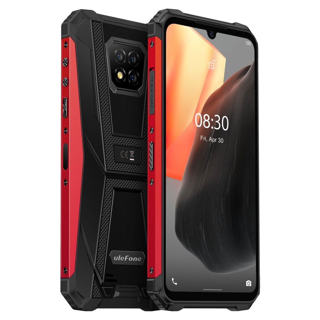 Ulefone Armor 8 Pro 8/128GB Dual SIM UF-A8P-8GB/RD Red/Black cena un informācija | Mobilie telefoni | 220.lv