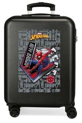 Koferis Spiderman 55*38*20 cm, melns цена и информация | Чемоданы, дорожные сумки | 220.lv