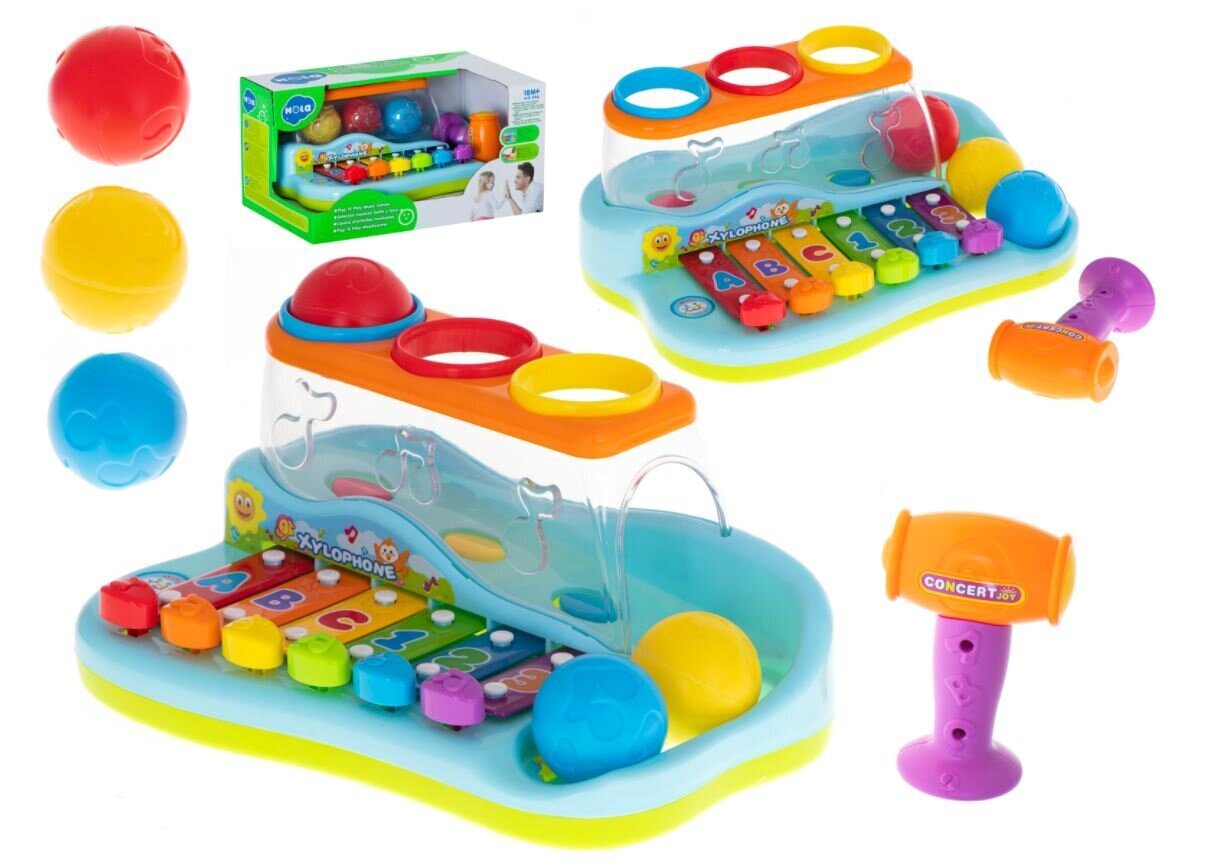 Interaktīvs ksilofons - spēle ar klaudzināšanu Hola cena un informācija | Rotaļlietas zīdaiņiem | 220.lv
