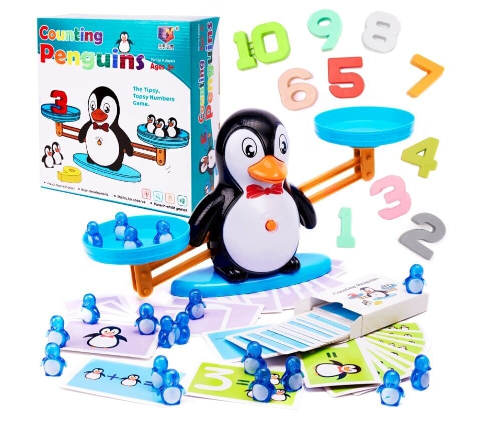 Mācību svari "Iemācies skaitīt" Pingvīns цена и информация | Attīstošās rotaļlietas | 220.lv