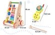 Koka staigulis (stumjamā rotaļlieta) + 6 in 1 цена и информация | Attīstošās rotaļlietas | 220.lv