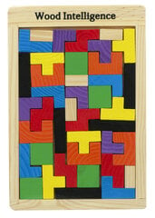 Koka spēle-puzle Tetris 40 detaļas cena un informācija | Puzles, 3D puzles | 220.lv