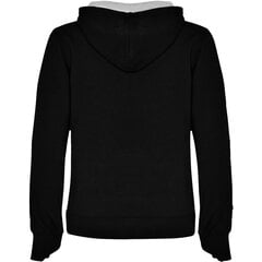Sieviešu hoodie jaka ar divu toņu kapuci URBAN WOMANMELNĀ/VĪŠU PELĒKA cena un informācija | Sieviešu džemperi | 220.lv