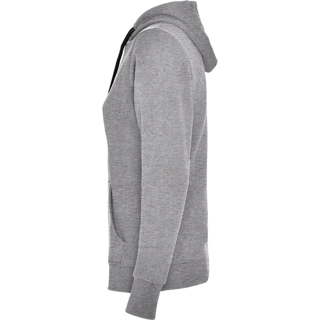 Sieviešu hoodie jaka ar divu toņu kapuci URBAN WOMAN PELĒKS/MELNS цена и информация | Sieviešu džemperi | 220.lv