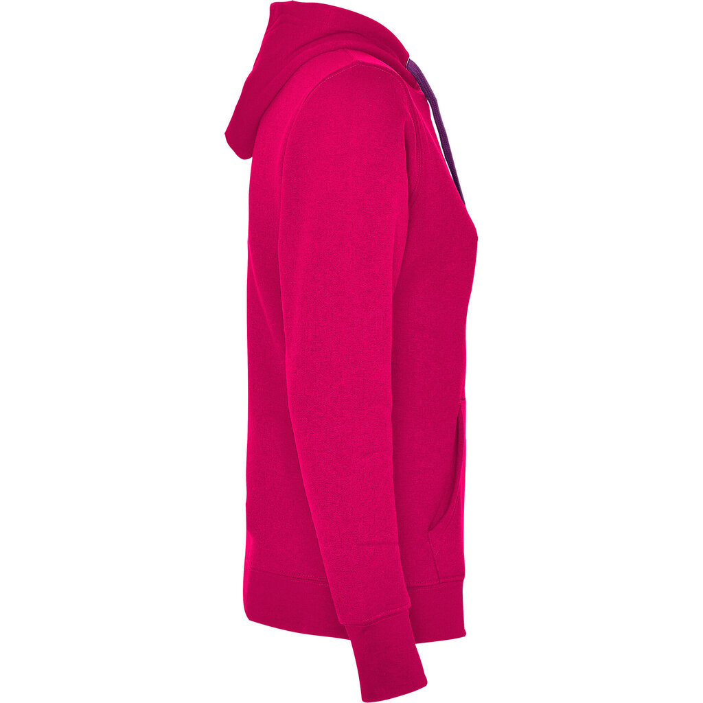 Sieviešu hoodie jaka ar divu toņu kapuci URBAN WOMAN FUKSIJA/VIOLETS цена и информация | Sieviešu džemperi | 220.lv