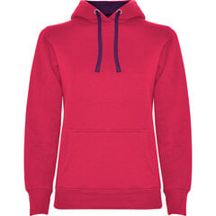 Sieviešu hoodie jaka ar divu toņu kapuci URBAN WOMAN FUKSIJA/VIOLETS цена и информация | Женские кофты | 220.lv