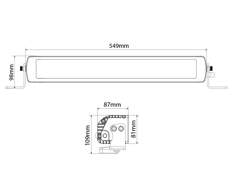 Tālās gaismas Optibeam Savage 20 ar stāvgaismu 100W 9-36V Ref.40 8000lm R112 R10 цена и информация | Automašīnu spoguļi, restes, lukturi | 220.lv