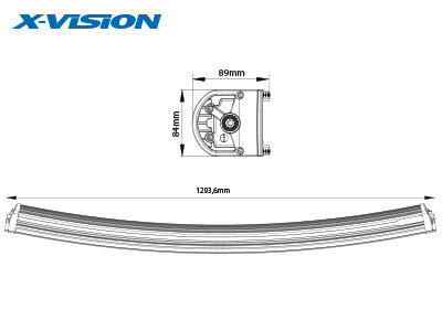 Tālās gaismas X-Vision Genesis 1300 300W 9-30V Ref.45 18000lm / 9000lm R10 CE R112 cena un informācija | Automašīnu spoguļi, restes, lukturi | 220.lv