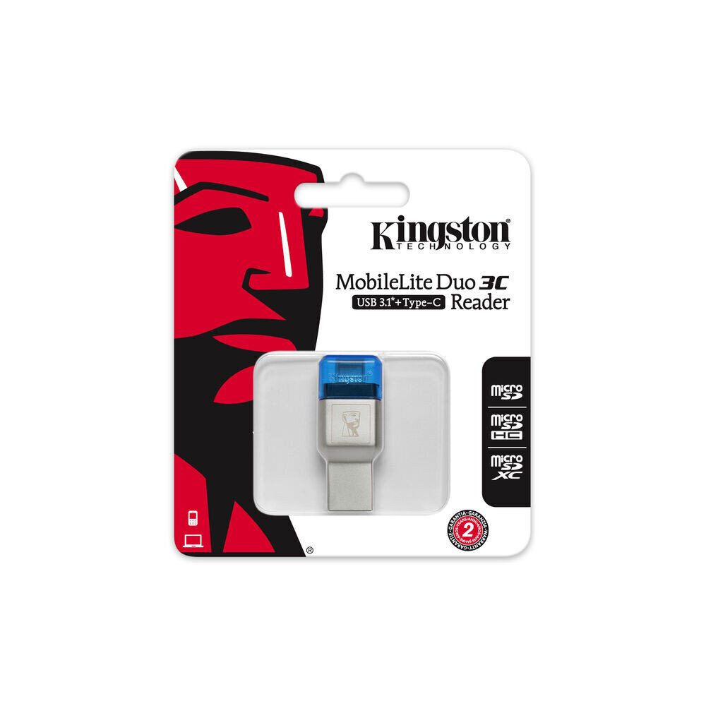 Kingston USB micro-SD USB3.1 cena un informācija | Atmiņas kartes mobilajiem telefoniem | 220.lv