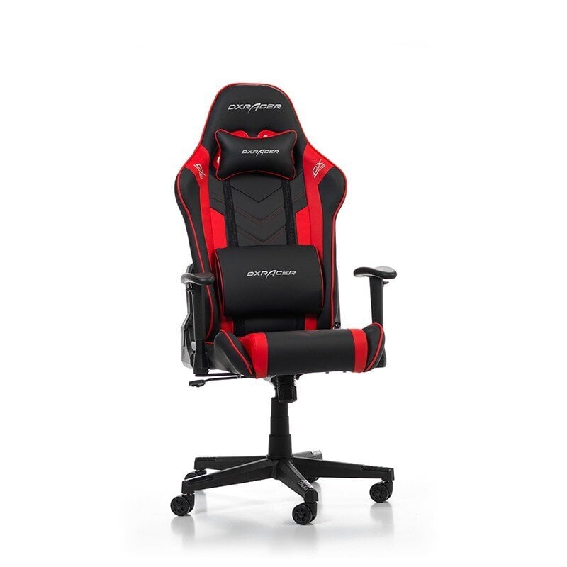 Spēļu krēsls DXRacer Prince E P132-NR, melns, sarkans cena un informācija | Biroja krēsli | 220.lv