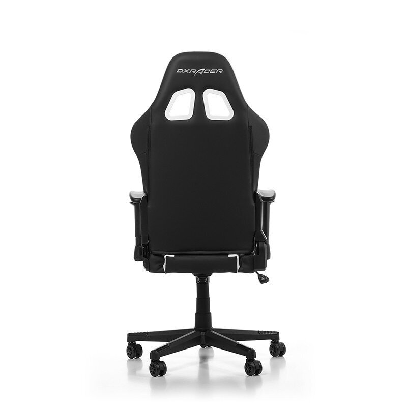 Spēļu krēsls DXRacer Prince P132-NW, melns, balts cena un informācija | Biroja krēsli | 220.lv