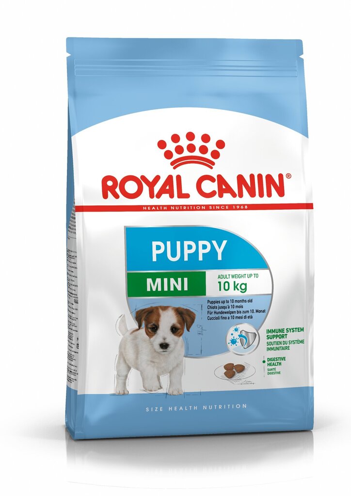 Royal Canin mazo šķirņu kucēniem Mini Junior, 2 kg cena un informācija | Sausā barība suņiem | 220.lv