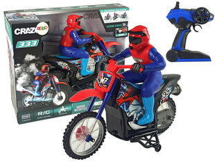 Attālināti vadāms motocikls, zils cena un informācija | Rotaļlietas zēniem | 220.lv