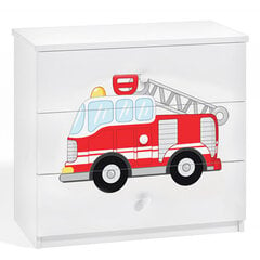 Комод Babydreams - Пожарная станция, белый цена и информация | Комоды | 220.lv