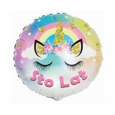 Воздушный шар Pastel Unicorn - Sto Lat цена и информация | Шары | 220.lv