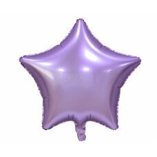 Folija balons Star, matēts, ceriņi, 19 collas cena un informācija | Baloni | 220.lv