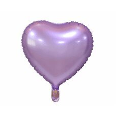 Воздушный шар Сердце, матовый, сиреневый, 18 дюймов. цена и информация | Шарики | 220.lv