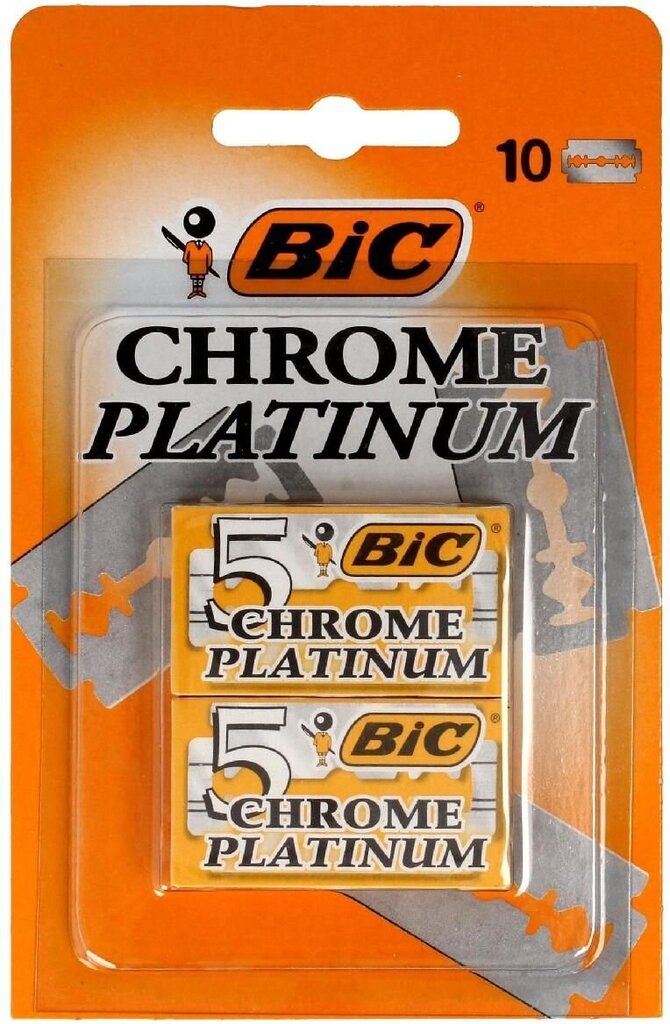 Skuvekļa žiletes Bic Chrome Platinum, 10 gab. цена и информация | Skūšanās piederumi, kosmētika | 220.lv