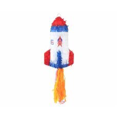 Пиньята Ракета, размер 40x27x27 см цена и информация | Праздничные декорации | 220.lv