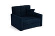 Dīvāns NORE Iva 1, tumši zils cena un informācija | Dīvāni | 220.lv