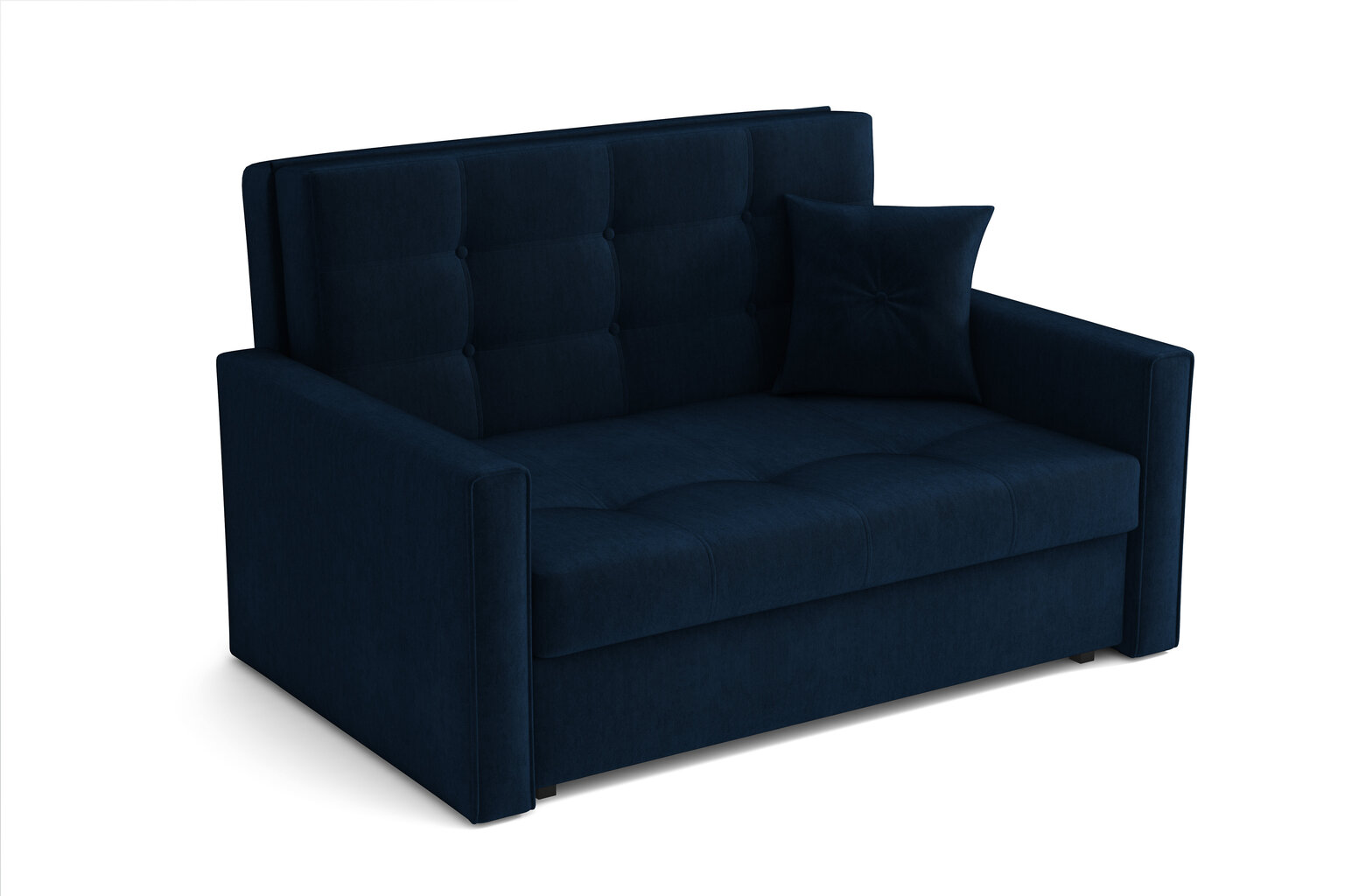 Dīvāns NORE Iva 2, tumši zils cena un informācija | Dīvāni | 220.lv
