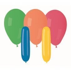 Воздушные шары Premium, разноцветный, смешанный дизайн, 20 шт. цена и информация | Шарики | 220.lv