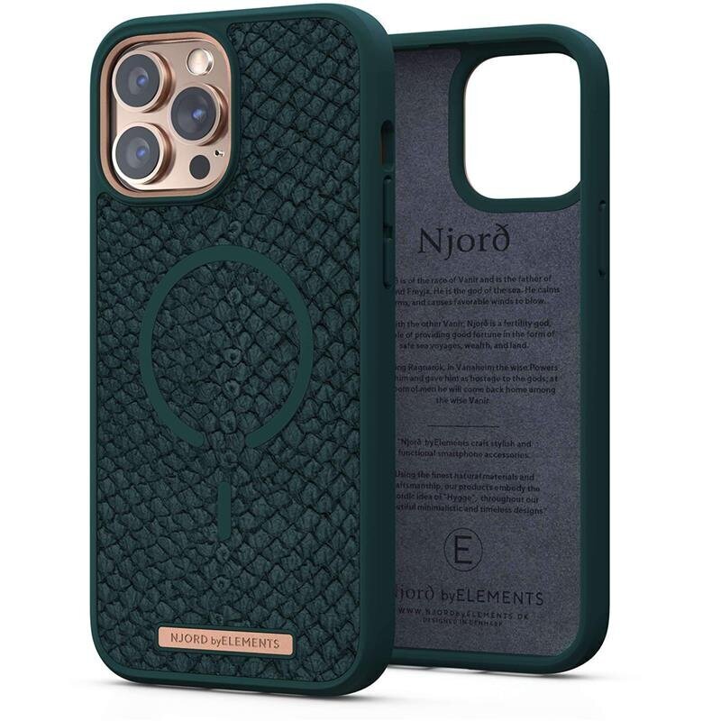 Njord Jörð Case for iPhone 13 Pro Max, Tumši zaļa цена и информация | Telefonu vāciņi, maciņi | 220.lv