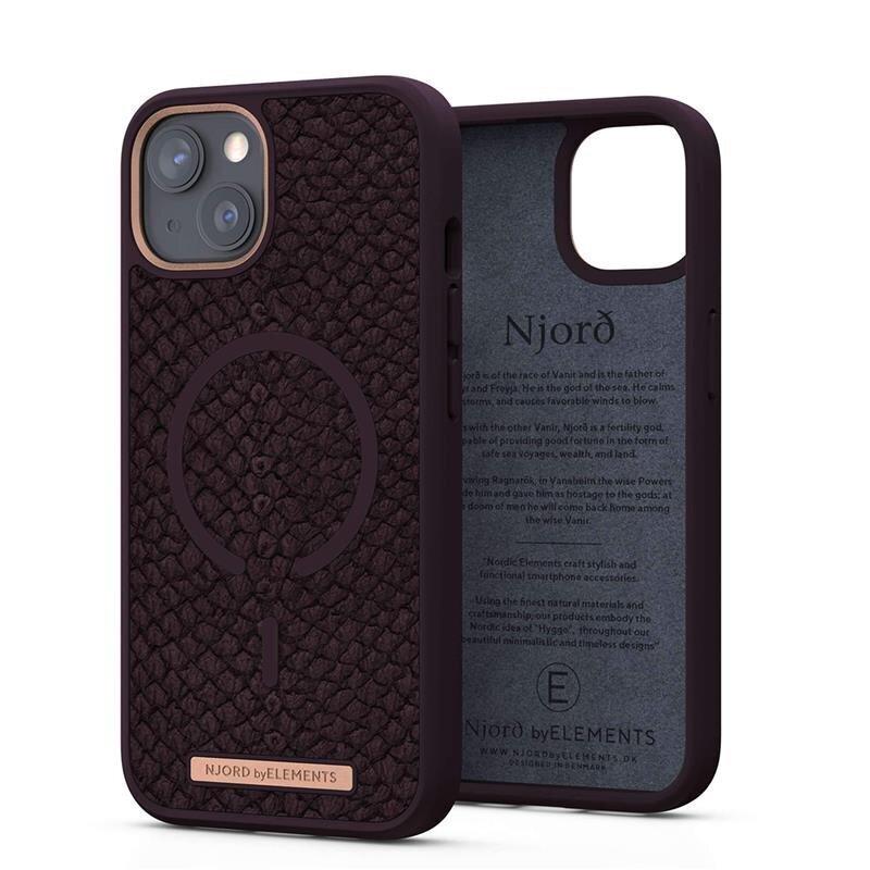 Njord Eldur Case for iPhone 13, Aubergine цена и информация | Telefonu vāciņi, maciņi | 220.lv