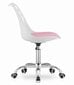 Bērnu krēsliņš Mufart Jack, balts/rozā цена и информация | Biroja krēsli | 220.lv